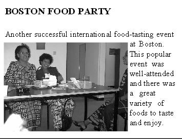 Boston Food Party